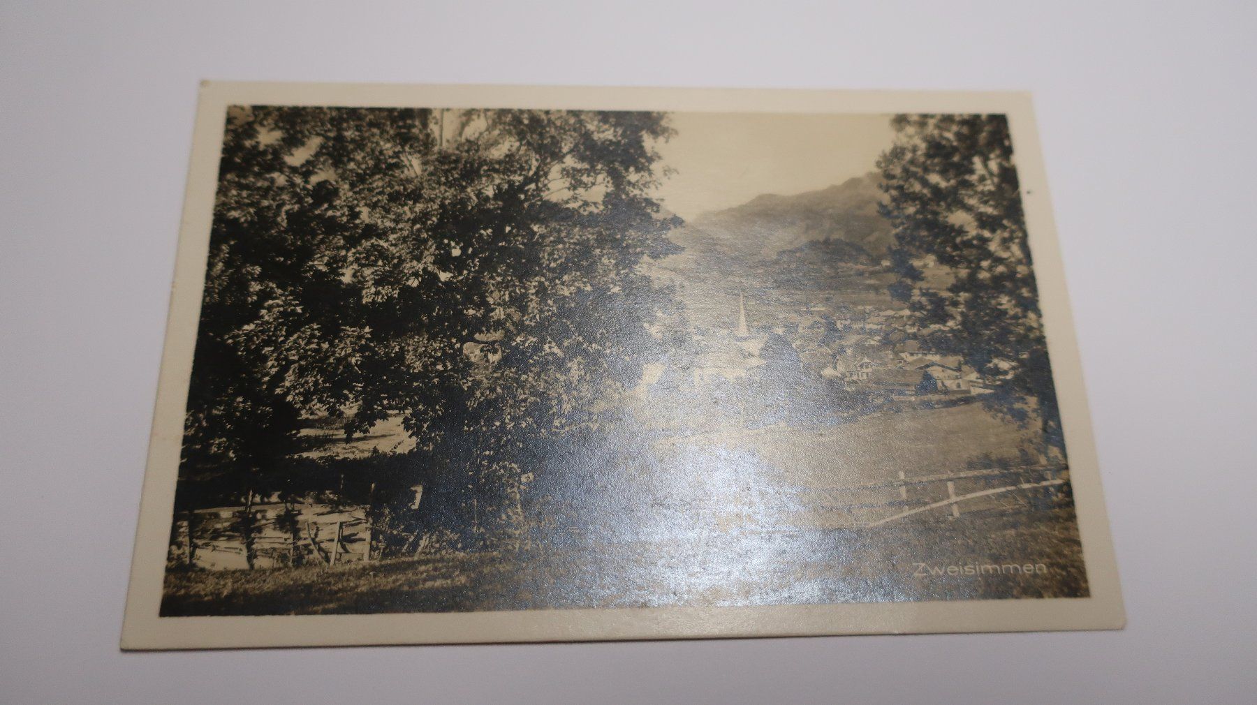 Ansichtskarten: Zweisimmen  1927 – Gebraucht aus Cormoret von Pascalll2001 1
