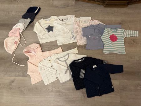 mind. 50-teiliges Baby Kleiderpaket Herbst/Winter, Gr. 56