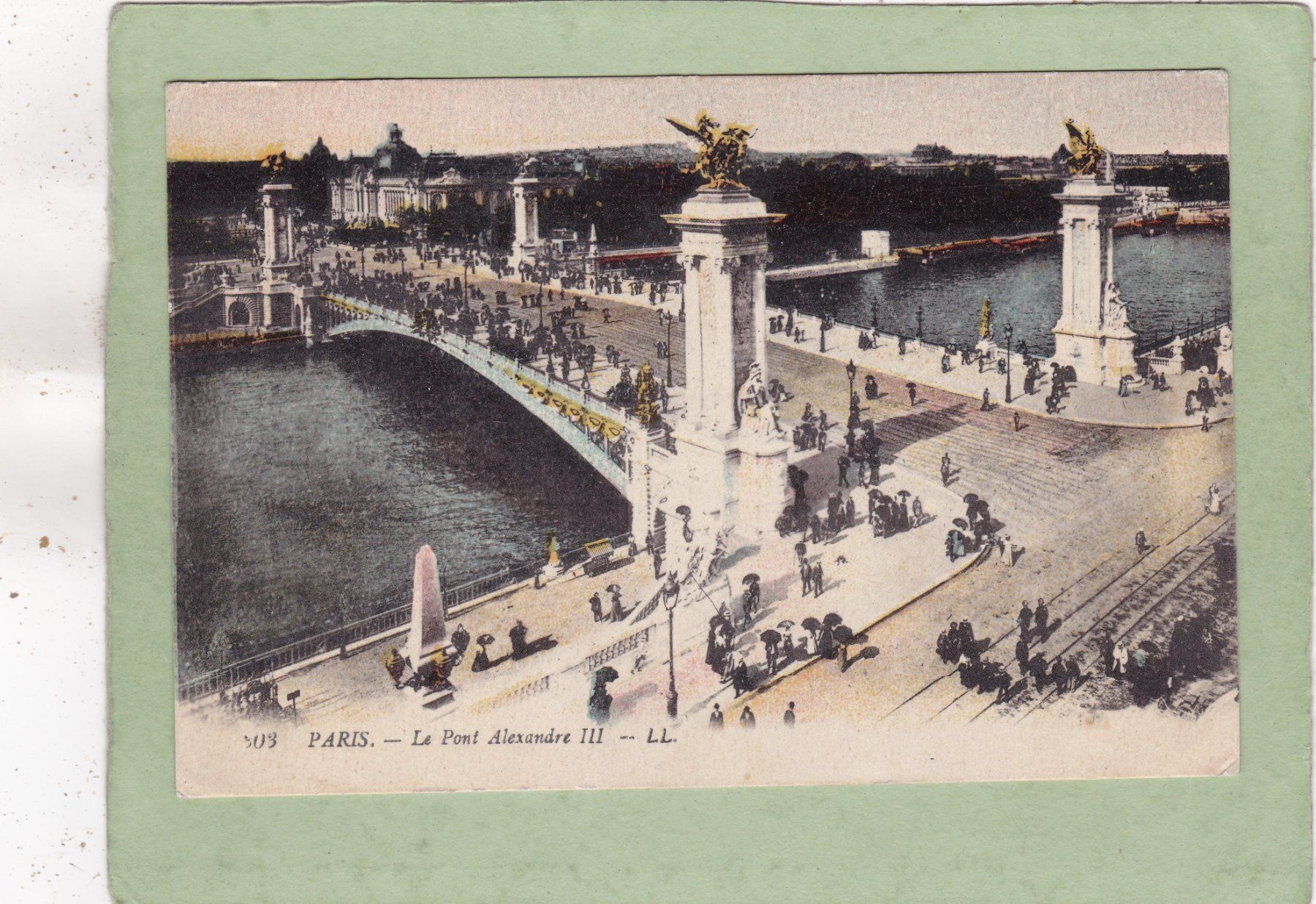 Cartoline postali: Frankreich Paris Le Pont Alexandre  LL – Usato da Herisau venduto da Lisegrat2008