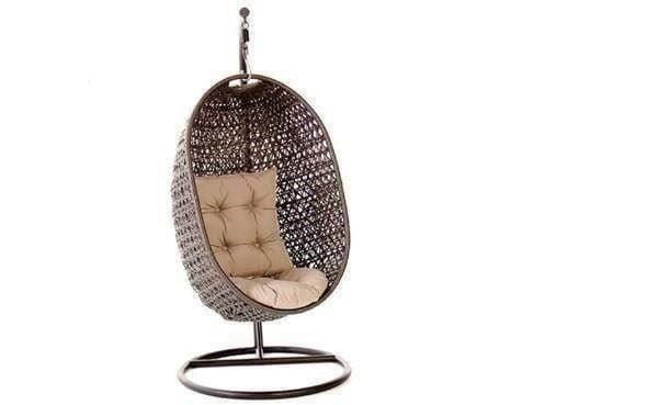 Poltrone pensili da giardino: Rattan Hängesessel - Rattan Korb – Nuovo e nell'imballaggio originale da Uznach venduto da viplounge 1