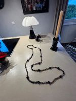 Collier artisanal, pierres semi-précieuses, oeil de tigre