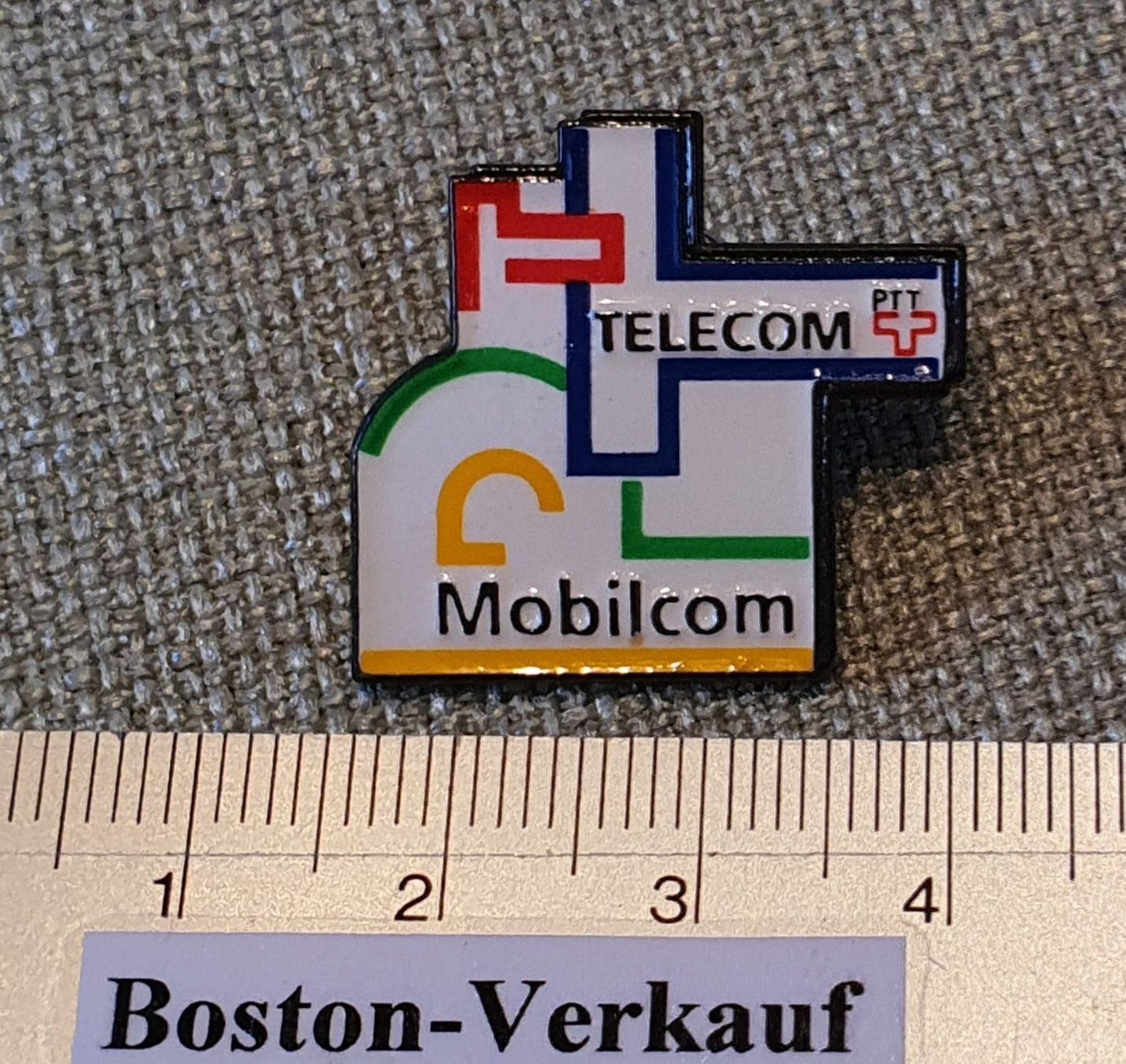 Placchette & Badge: A436 - Pin PTT Telecom Mobilcom – Usato da Reinach BL venduto da Boston-Verkauf 1