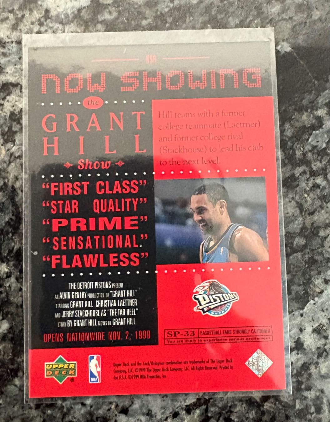 Nba Carte collezionabili: NBA Grant Hill Now Showing Card – Nuovo (secondo la descrizione) da Muttenz venduto da joba23 1