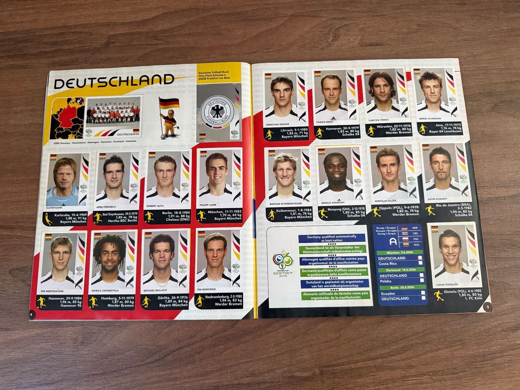 Panini Album: Album Panini WM 2006 - Komplett – Usato da Chiggiogna venduto da TheLegend88 5