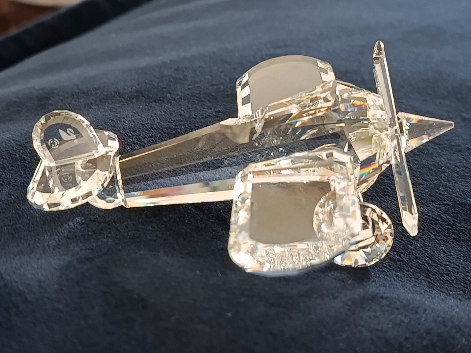 Swarovski Statuette: Swarovski Propeller Flugzeug – Usato da Sevelen venduto da ronja666 6