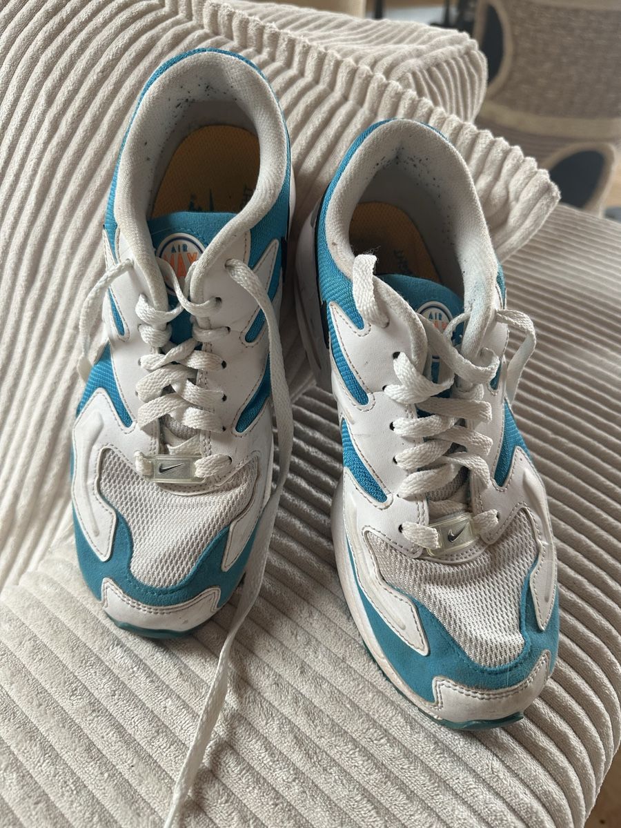Scarpe da uomo: Nike Air Max2 Light, weiss/hellblau, Grösse 38.5 – Usato da Wichtrach venduto da sarai01 4