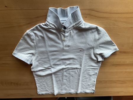 Gestreiftes Tommy Hilfiger Polo Shirt Regular Fit Grösse M/3