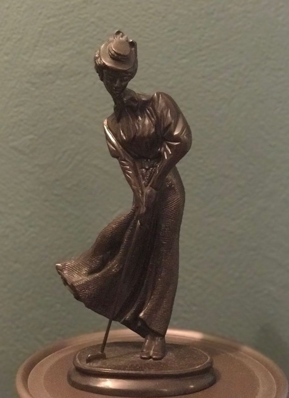 Sculture & Statue: Bronze Golfspielerin Skulptur – Usato da Zürich venduto da iva_9svl
