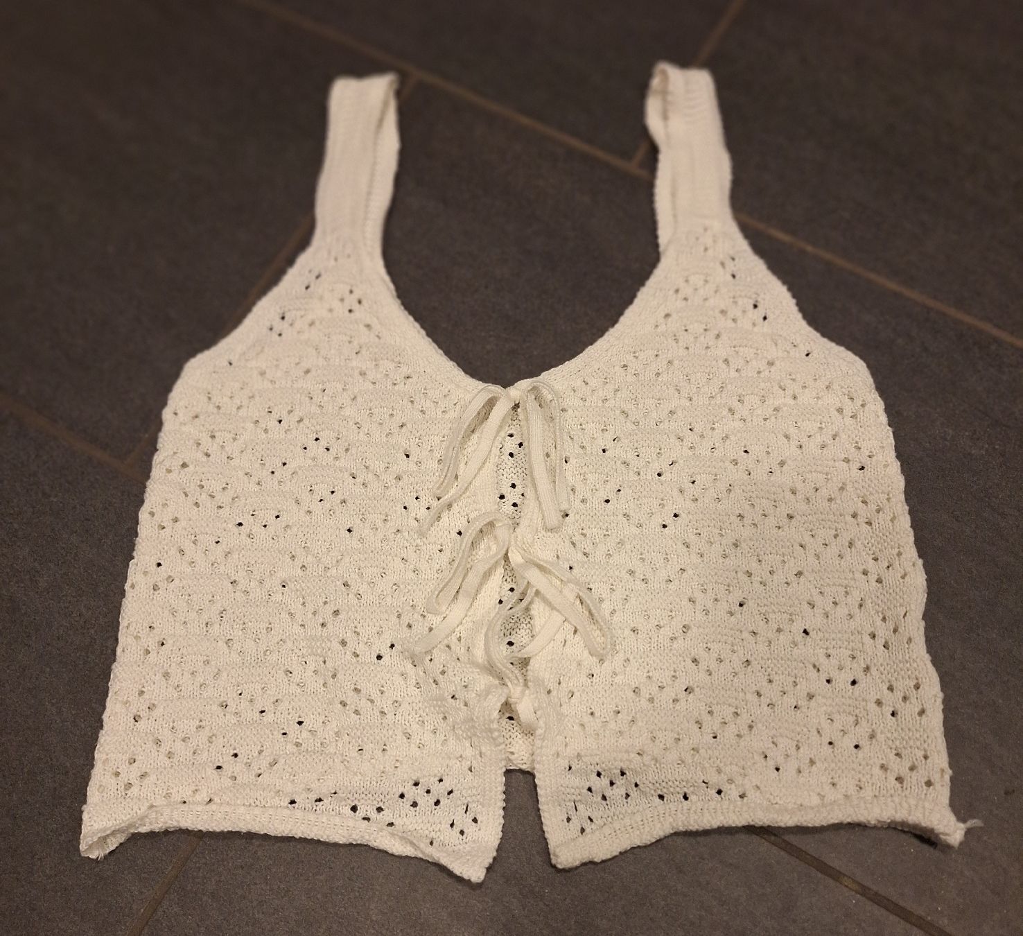 Tops: Top en crochet blanc  – Neuf (Voir description) à Hölstein par Niki78 1