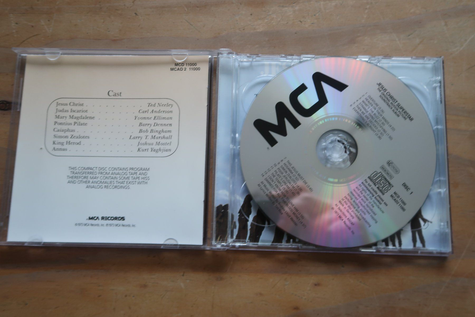 CD: JESUS CHRIST SUPERSTAR - SOUNDTRACK - 2x CD – Usato da Basel venduto da Patiscat 3