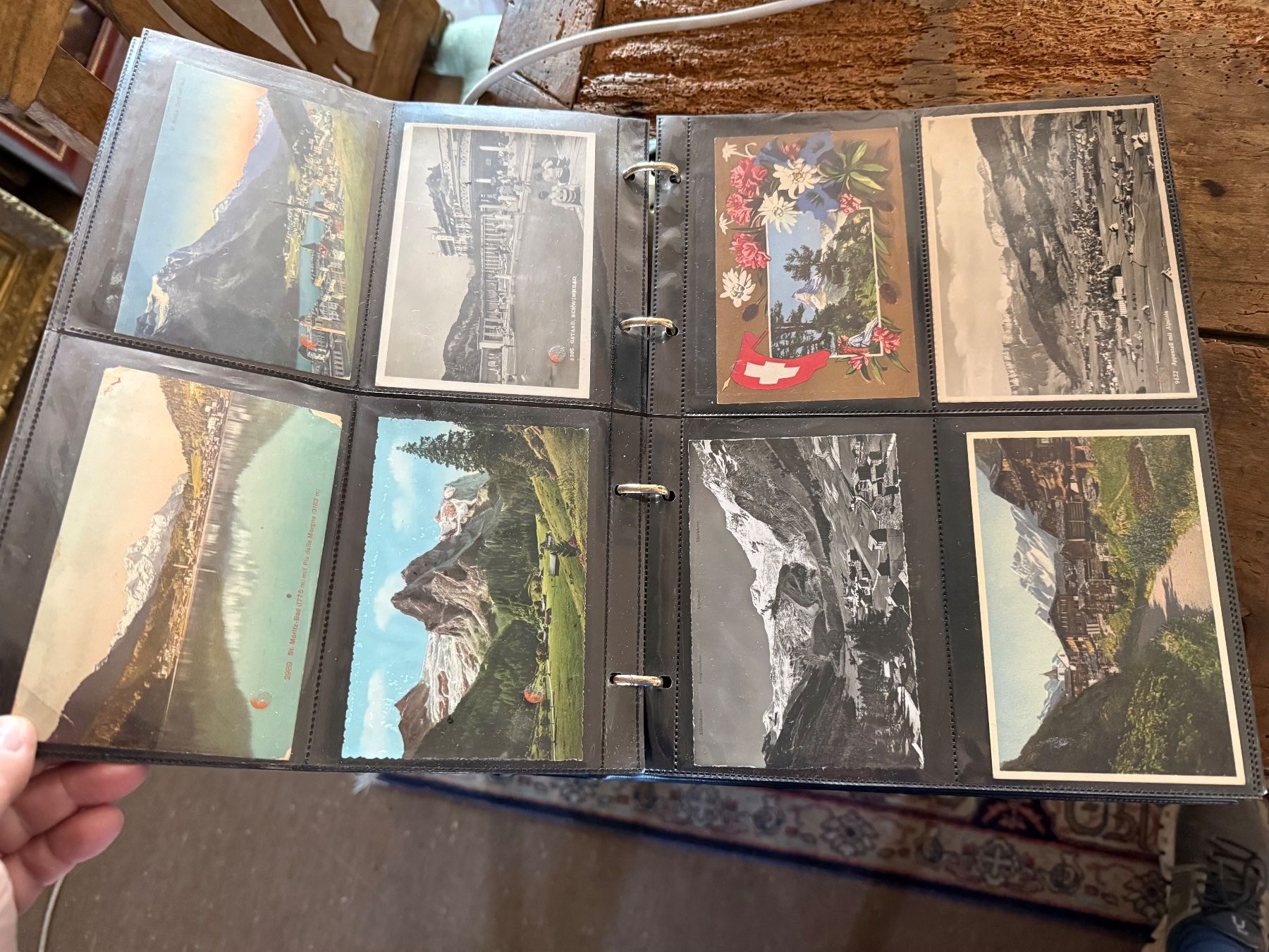 Ansichtskarten: Ansichtskarten Album mit ca. 160 Karten Postkarten – Gebraucht aus Bern von Jwpm66 4