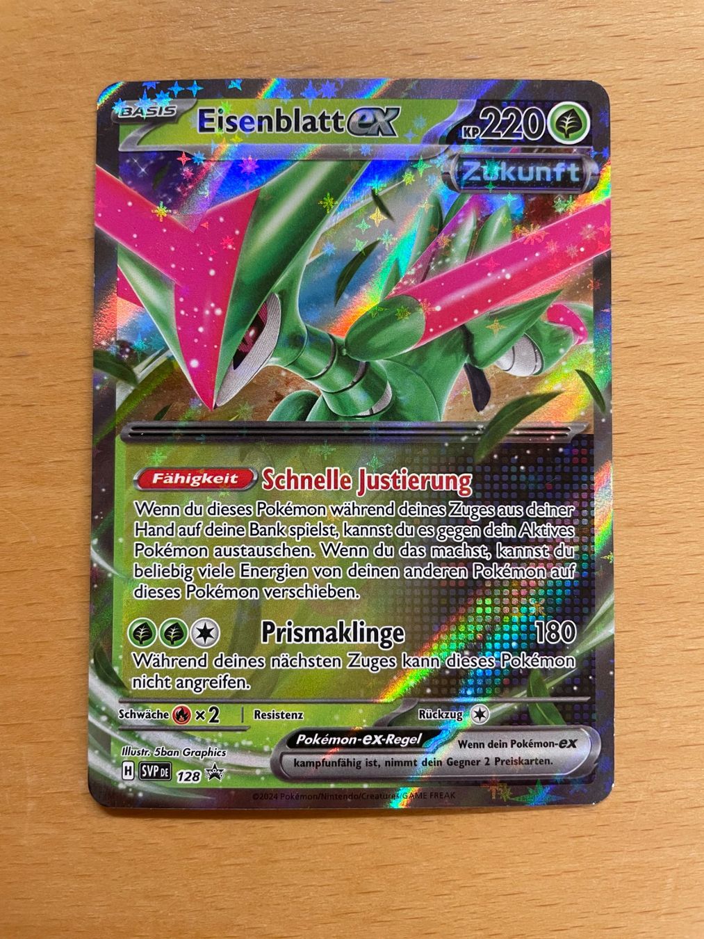 Pokémon Carte collezionabili: Pokemon Eisenblatt eX (Versand gratis) – Nuovo (secondo la descrizione) da Chur venduto da Angerson
