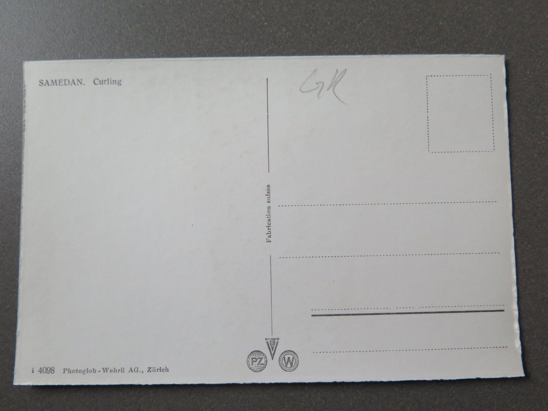Cartoline postali: SAMEDAN - CURLING – Usato da Wittenbach venduto da lipasal 2