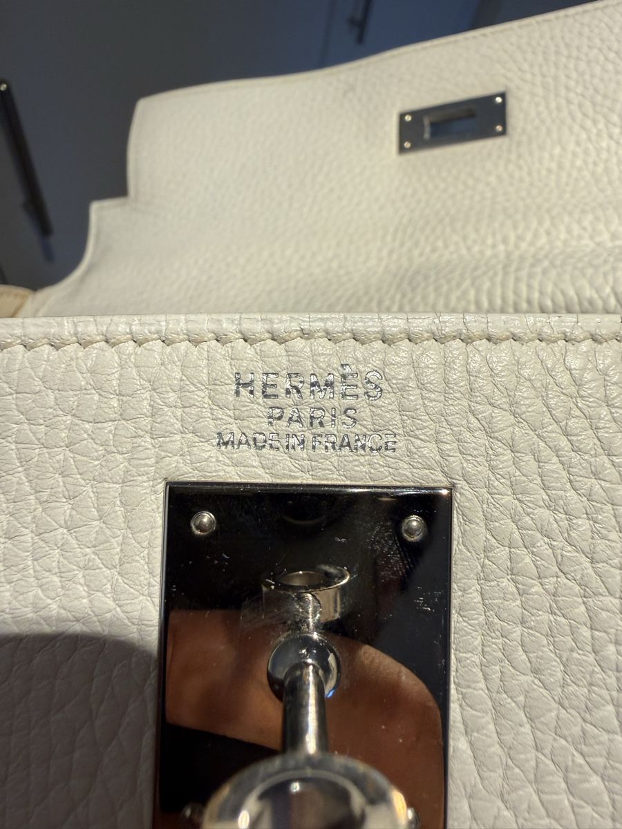 Hermès Sacs femmes: Hermès Kelly 32 Togo White 2006 – D'occasion à Genève par SG_73 1
