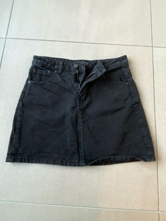 Jeansrock schwarz