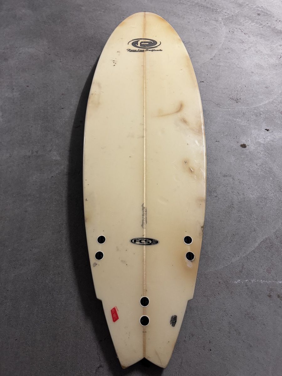 Tavole da surf e di nuoto: Force Line Surfbrett Custom Shape by Daniel Paez, 6'6" – Usato da Muri AG venduto da AmiraLaila 1