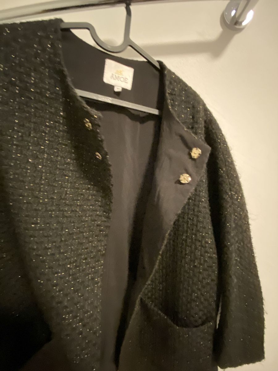 Vestes: Edle AMOE Jacke mit Gold Effekt, Grösse M – Neuf (Voir description) à Zürich par linlin02 5