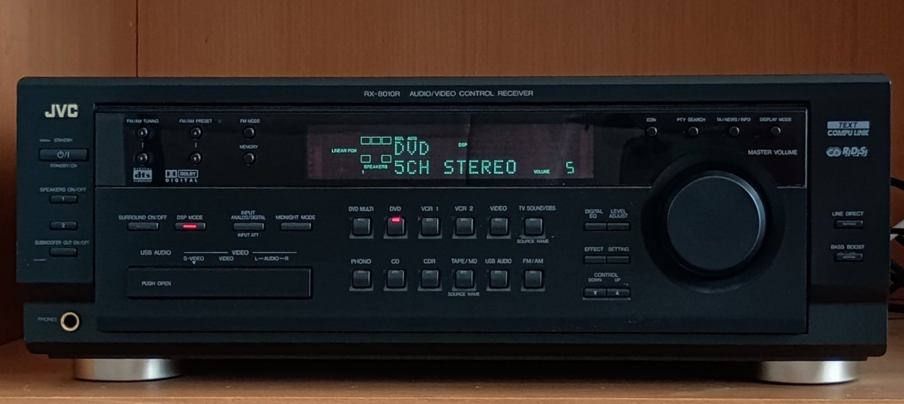 JVC Ricevitori: Digitaler 5.1CH AV-Receiver - JVC RX-8010RBK – Usato da Effretikon venduto da Ricardo0830