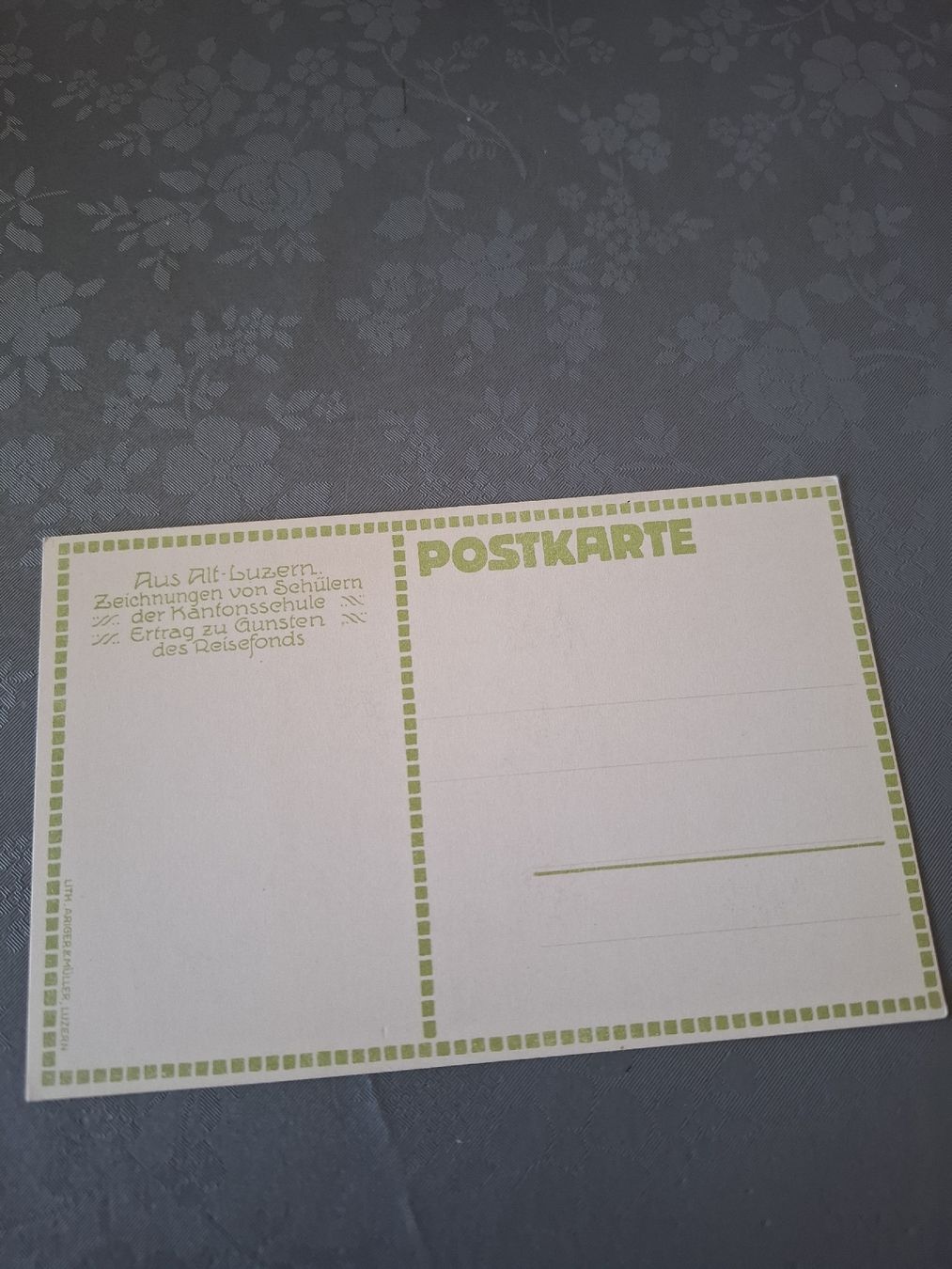 Cartoline postali: Alte Ansichtskarten Luzern Zeichnungen der Kantonschule  – Usato da Buchrain venduto da Sracer0 5