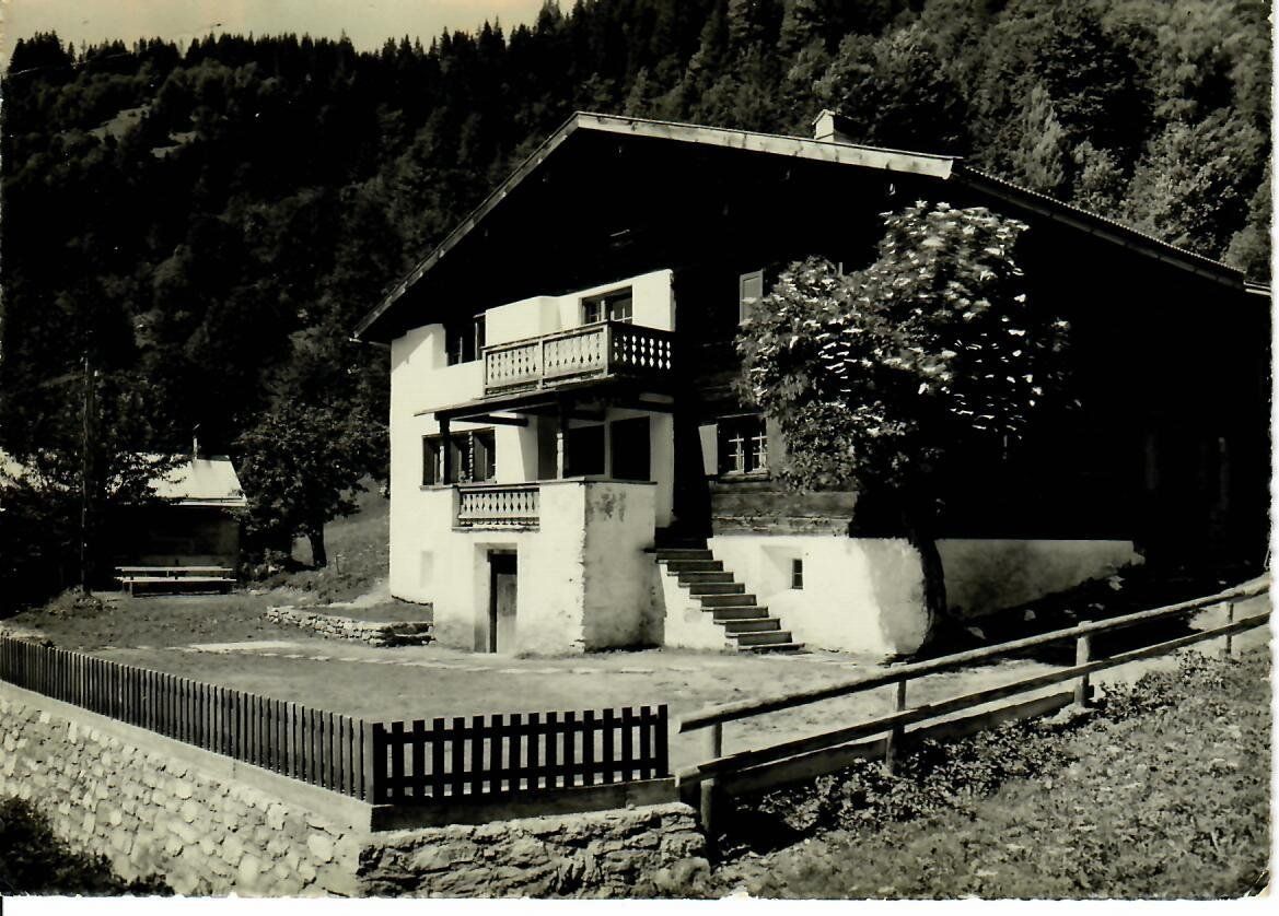 Cartoline postali: Klosters Dorf - Wyher Hus 1948 – Usato da Hochdorf venduto da Ziegel-16