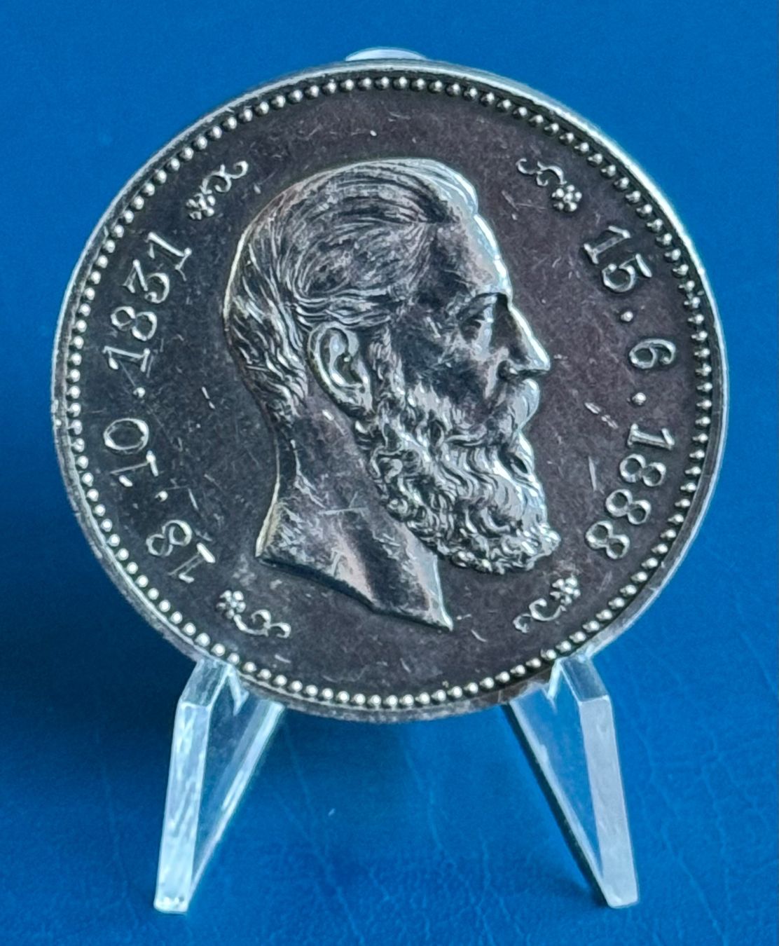 Alle Münzen: Kaiser Friedrich Denkmedaille, Silber,1888 s.s. – Gebraucht aus Ebikon von Dmasterx 2