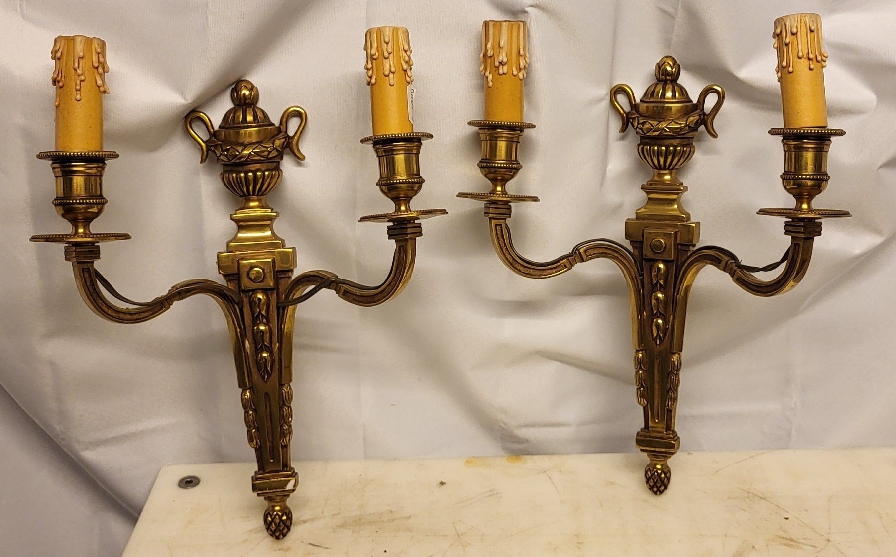 Lampes: 2 apliques en laiton – D'occasion à Villars-sur-Glâne par rifzari