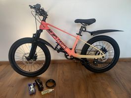 neues 20 Zoll Mountainbike Alu Rahmen Magnesium Rosé NEU
