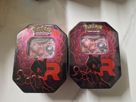 2x Pokémon Destined Rivals Tin-Box – EN Sealed (Mewto)