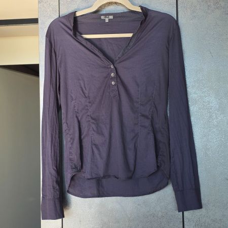 🐸 NILE BLUSE XS MARINE BLAU TOP ZUSTAND