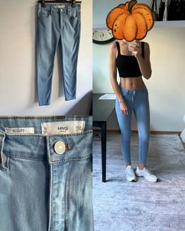Wunderschöne MANGO Sculpt Jeans – Grösse 36