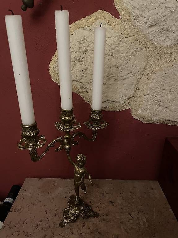 Portacandele: Kerzenständer Messing – Usato da Lätti venduto da Oskary