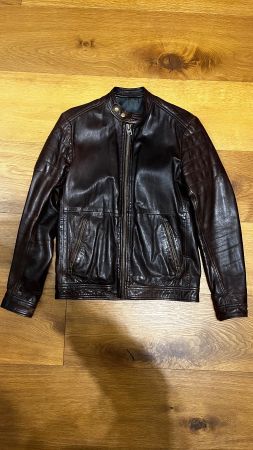 Matinique Herren Lederjacke – Grösse S – Braun