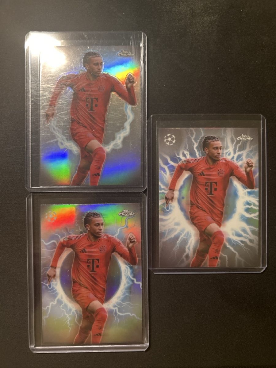 Topps Sammelbilder & Trading cards: 3x Topps Chrome Michael Olise Voltage Sp Insert  – Gebraucht aus Greppen von hcv_cc2r