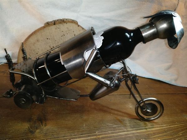 Portabottiglie: Motorrad Wein Flaschenhalter – Usato da Winterthur venduto da Miwok 4