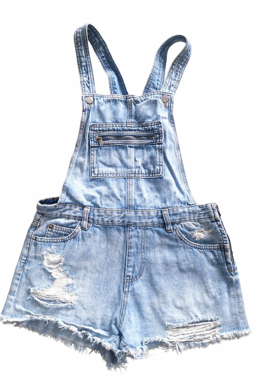 Tute: Jeans Latzshorts Hellblau Gr. S – Nuovo (secondo la descrizione) da Fully venduto da VaneaSelection 3