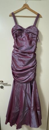 Elegantes Abendkleid, Lila, Gr. 38