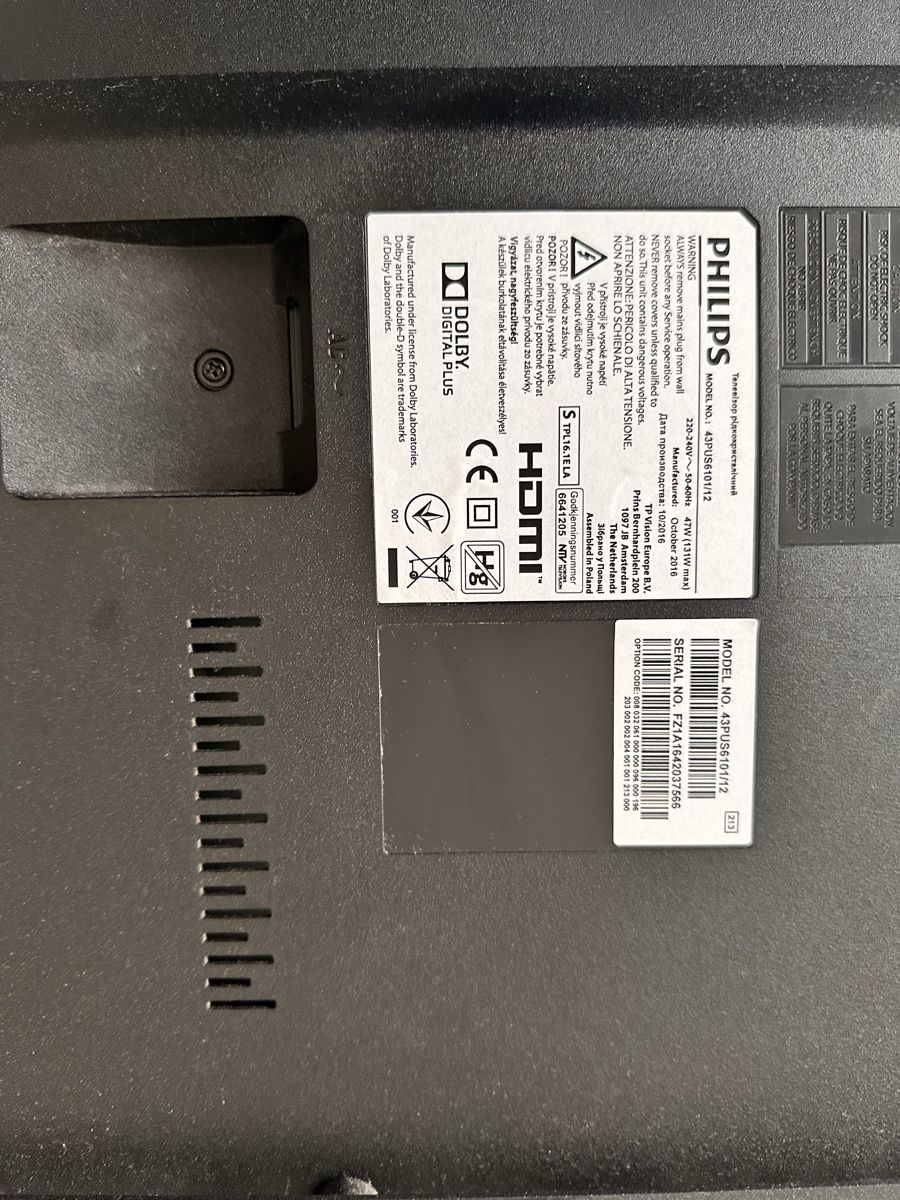 Philips Fernseher: PHILIPS TV LED - 40''/99cm Full HD – Defekt aus Kriens von Big_leo 1