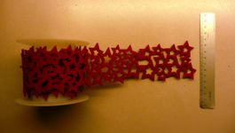 DEKOROLLE - Weihnachten (rote Sterne)
