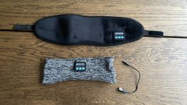 Schlafmaske mit Bluetooth Kopfhörern neu Stirnband Musik