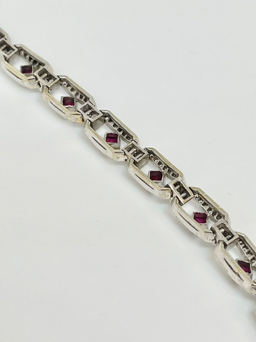 Bracciali & Braccialetti: Bracciale Tennis Tiffany diamanti e rubini – Usato da Lugano venduto da Superstudiolugano 4