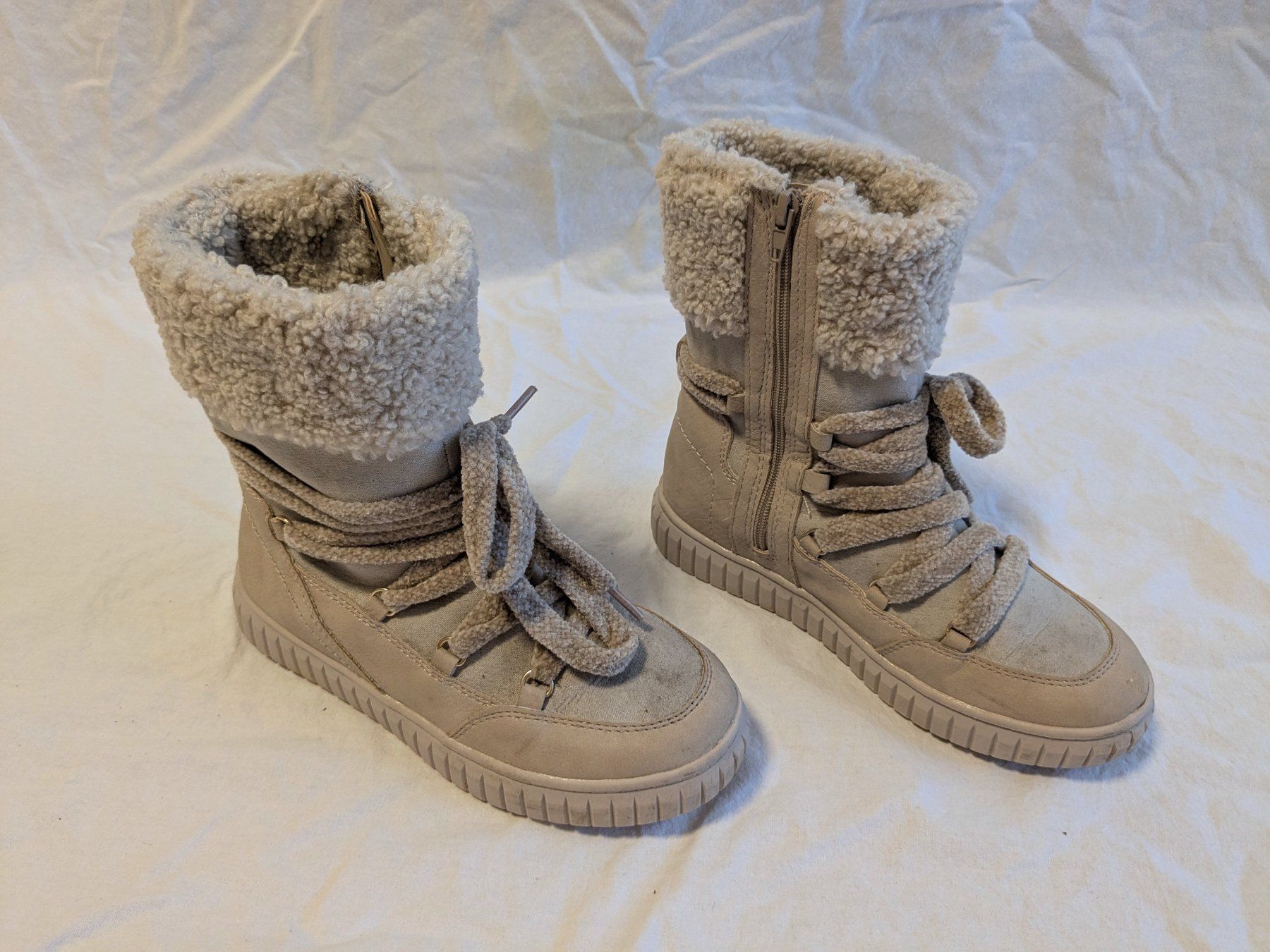 Graceland Scarpe per ragazze: Graceland Winterstiefel Beige Gr 32 – Usato da Winterthur venduto da in4matiker 1