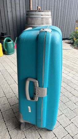 Samsonite Koffer blau guter Zustand