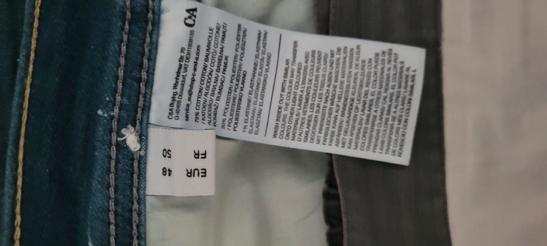 C&A Kleiderpakete: Lot de 2 pantalons C&A taille 48/50  – Gebraucht aus Vevey von x_y_f 6