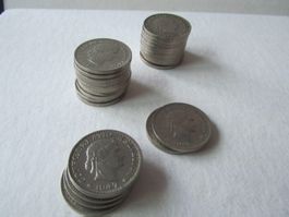 20 Rappen Schweiz, 1943 - 1947, Lot 27 Stk Aktion