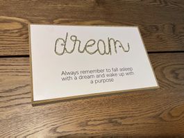 LED-Leuchtschild "Dream", Deko, Geschenkidee