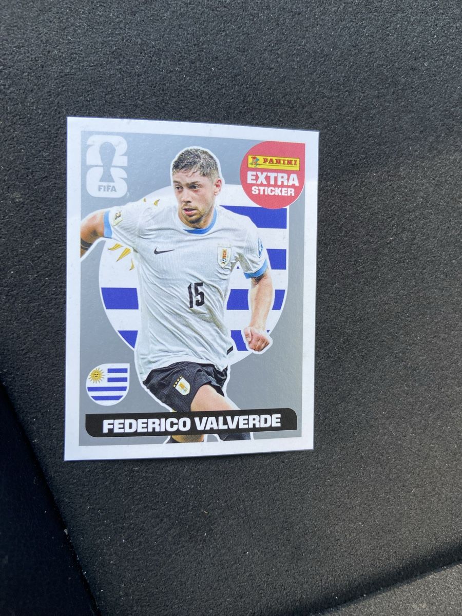 Panini Sammelbilder & Trading cards: Federico Valverde Panini Extra Sticker Silber – Neu (gemäss Beschreibung) aus Lotzwil von kie_t777