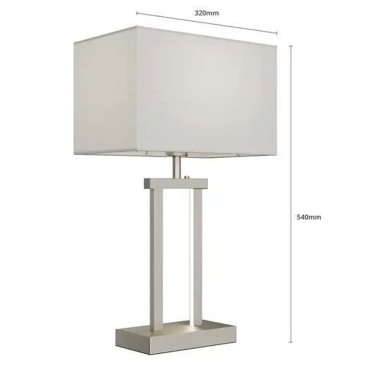 Lampade: Tischleuchte Sigurd mit Stoffschirm – Nuovo e nell'imballaggio originale da Basel venduto da Seifehuesli 4