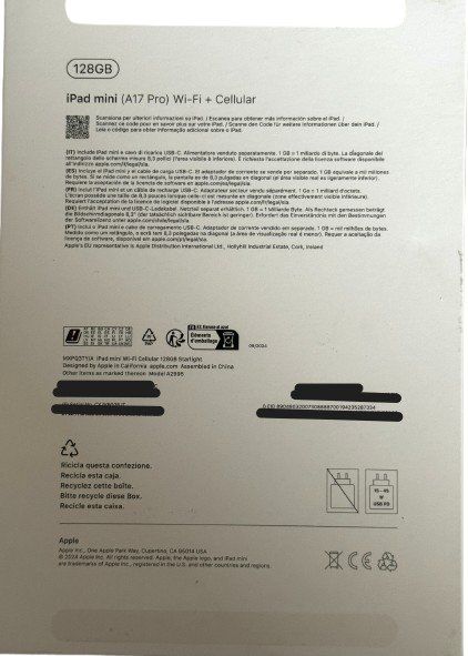 Apple Tablet PC: IPAD 7 Mini 128Go Cellular+Wifi NEUF – Nuovo e nell'imballaggio originale da Genève venduto da HeyGenf 4