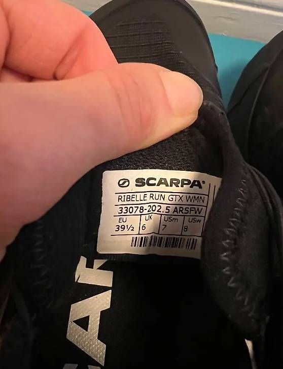 Scarpa Damenschuhe: RIBELLE RUN GTX WMN – Neu und originalverpackt aus Gelterkinden von anasage