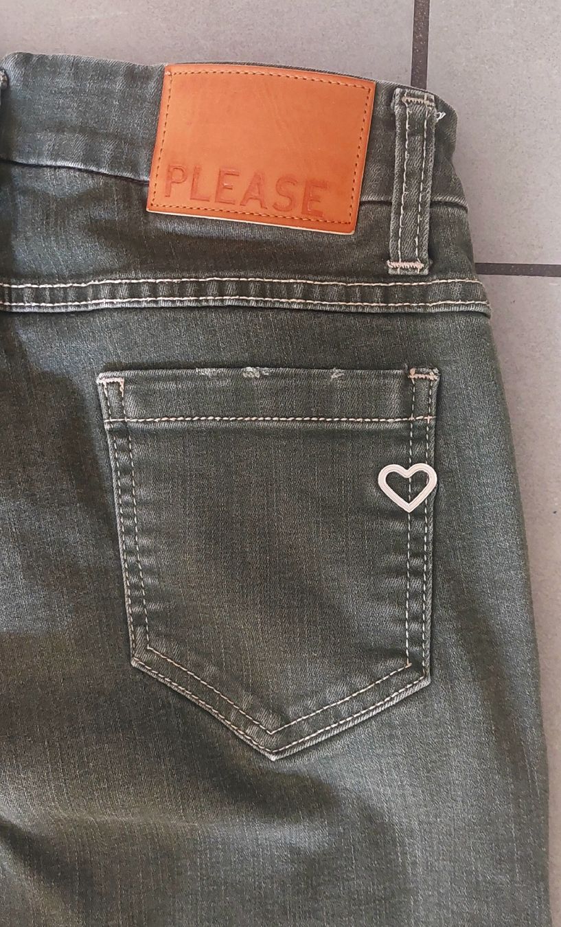 Please Jeans Jeans: Pantalon PLEASE vert taille S – Nuovo (secondo la descrizione) da Plan-Les-Ouates venduto da Lolothebest 3